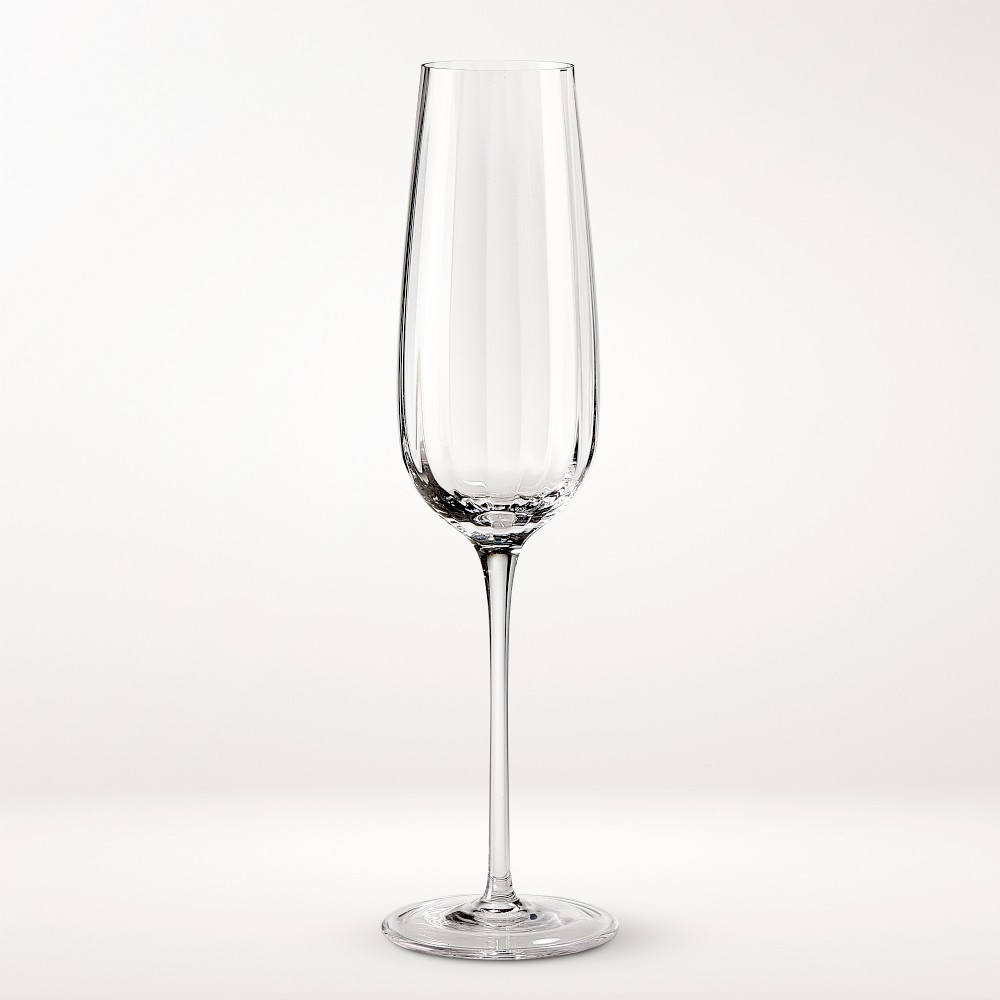 Williams Sonoma Reserve Optic Champagne Flutes | Williams-Sonoma