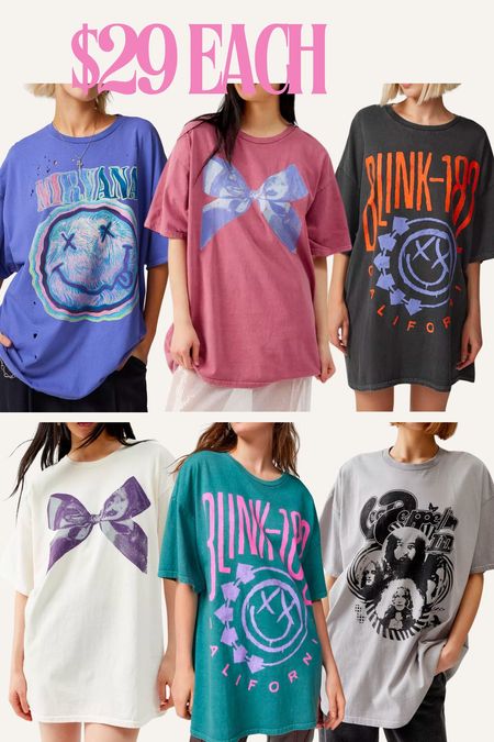 All these urban outfitters tees are on sale right now! I own both sizes. Size up if you like to wear as more of a Tshirt dress 🫶🏼

Graphic tee, sale, UO

#LTKfindsunder50 #LTKsalealert