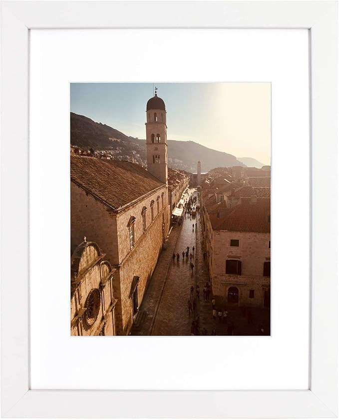 Golden State Art, 11x14 Wooden Picture Frame - Mat for 8x10 Photos - Real Glass - Horizontal and ... | Amazon (US)