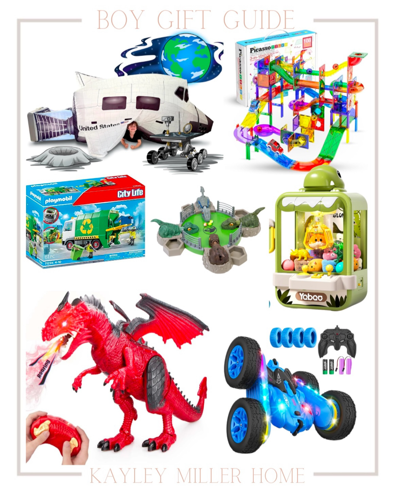 Gift ideas for boys! Theo has the trash truck, dragon and Picasso tile set and LOVES all three! 


Boy gift guide 

#LTKGiftGuide
