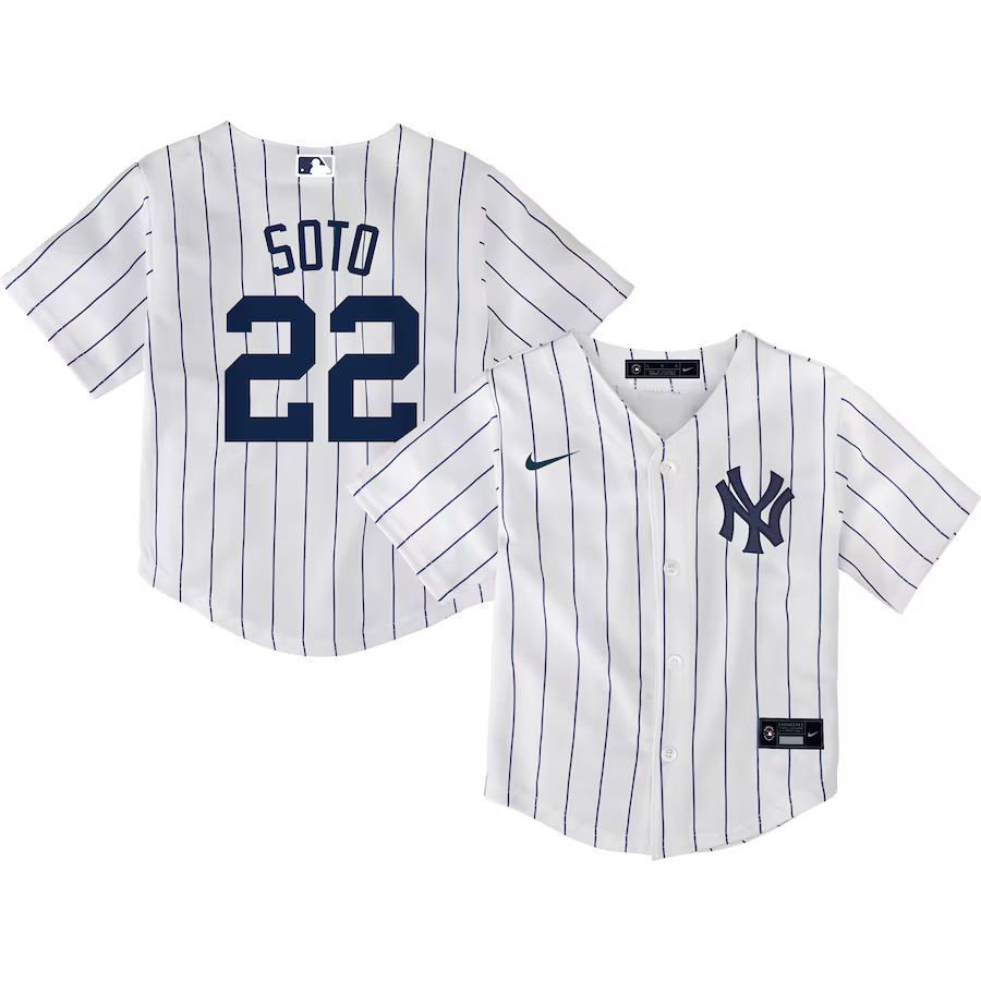 Toddler New York Yankees Juan Soto Nike White Home Replica Player Jersey | MLB Shop