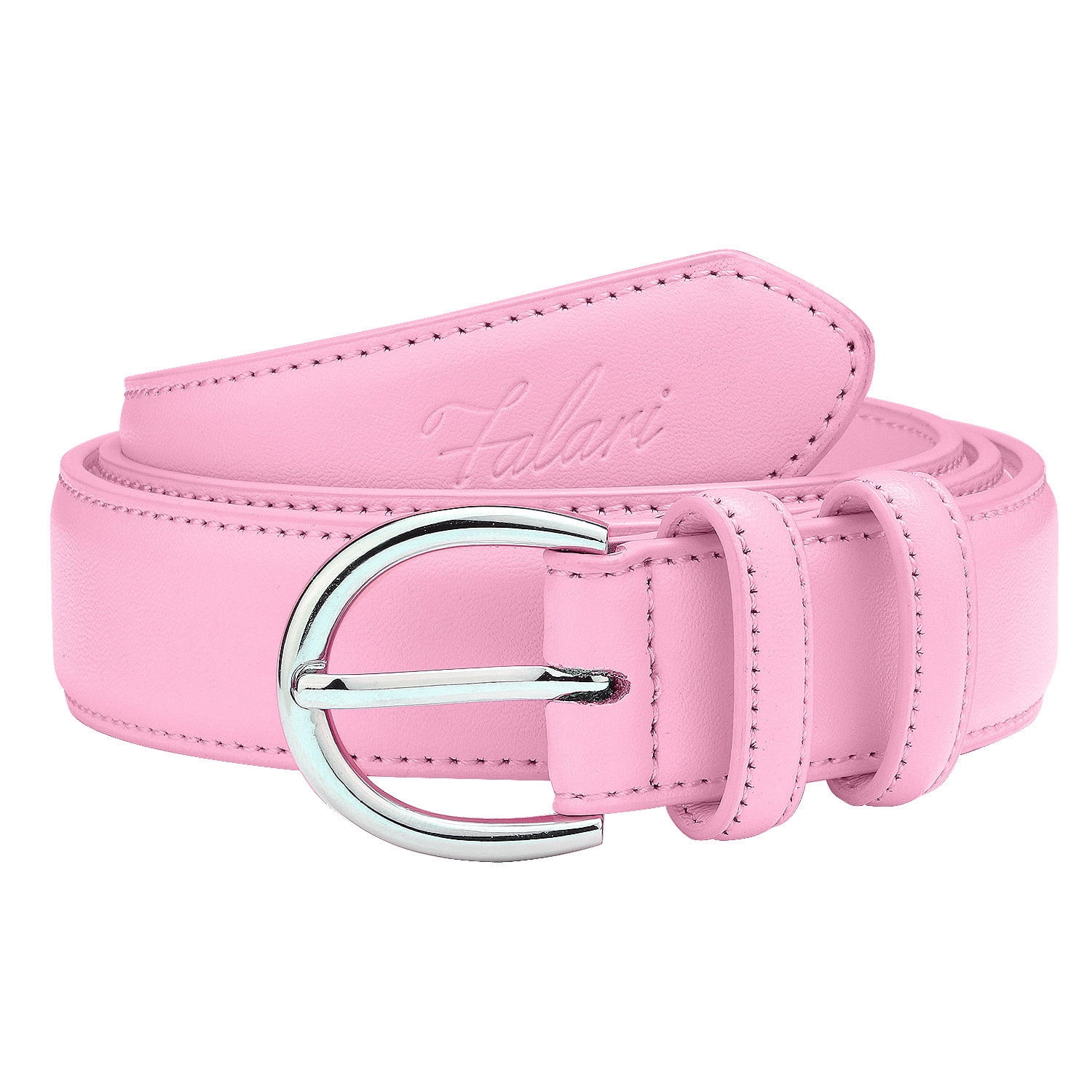 Falari Women Genuine Leather Belt Fashion Dress Belt With Single Prong Buckle | Walmart (US)