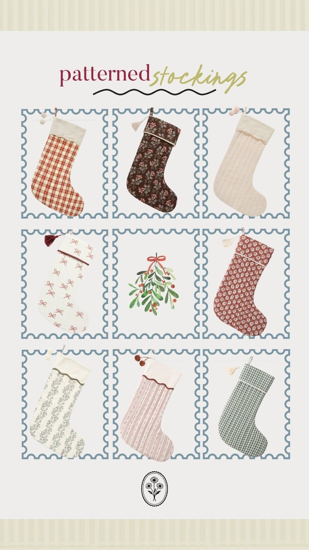 Christmas stockings, Christmas decor, kid’s Christmas decor 

#LTKSeasonal #LTKHome #LTKFindsUnder50