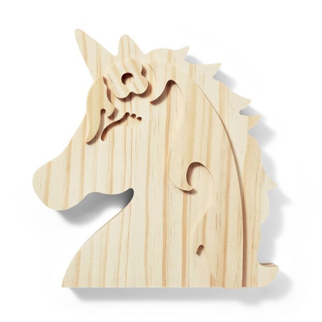 Freestanding Wood Unicorn - Mondo Llama&#8482; | Target