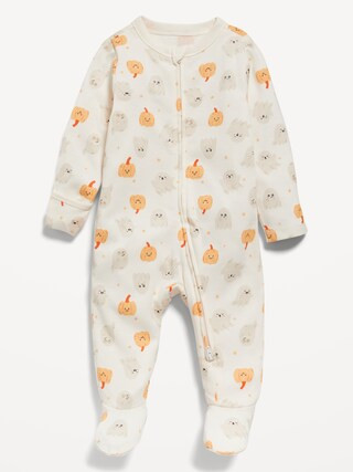 Unisex 2-Way-Zip Sleep & Play Footed One-Piece for Baby | Old Navy (US)