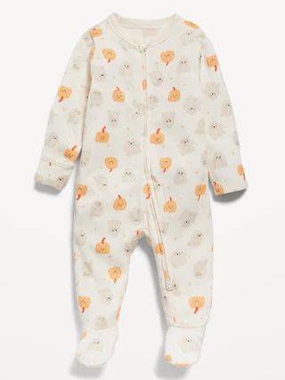 Unisex 2-Way-Zip Sleep &amp; Play Footed One-Piece for Baby | Old Navy (US)