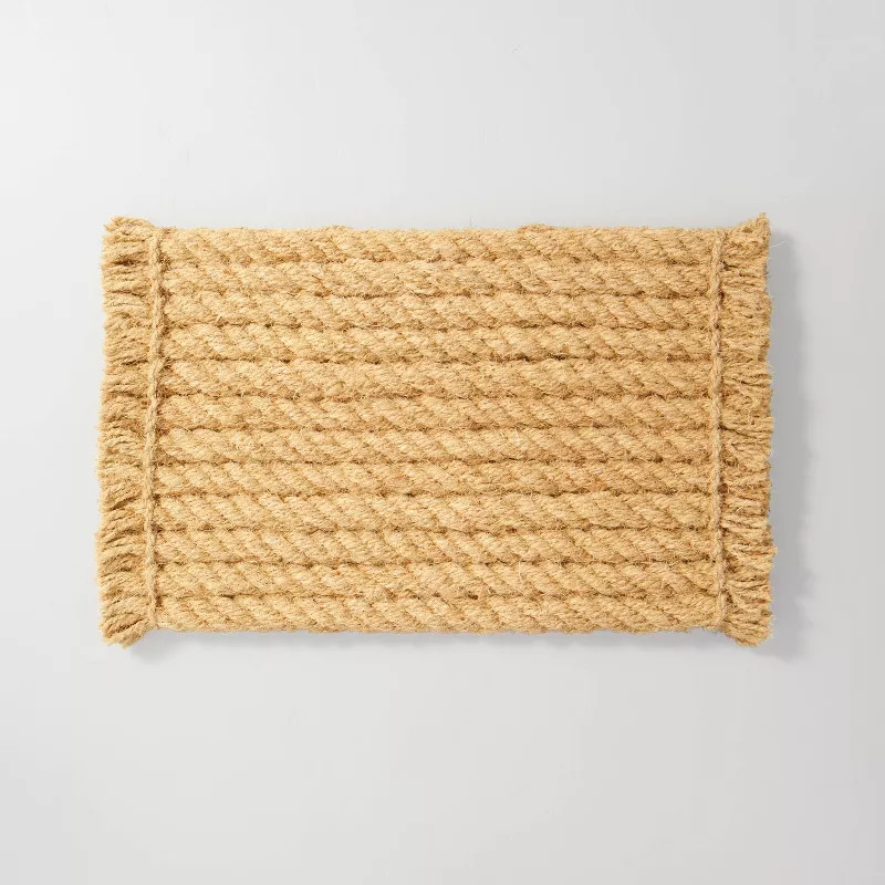 Chunky Twisted Rope Coir Doormat - Hearth & Hand™ with Magnolia | Target
