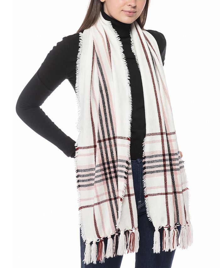 Charter Club Patterned Wrap Scarf, Created for Macy's  & Reviews - Hats, Gloves & Scarves - Handb... | Macys (US)