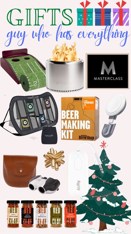 Gifts for the guy who has everything 

#LTKmens #LTKGiftGuide #LTKHoliday
