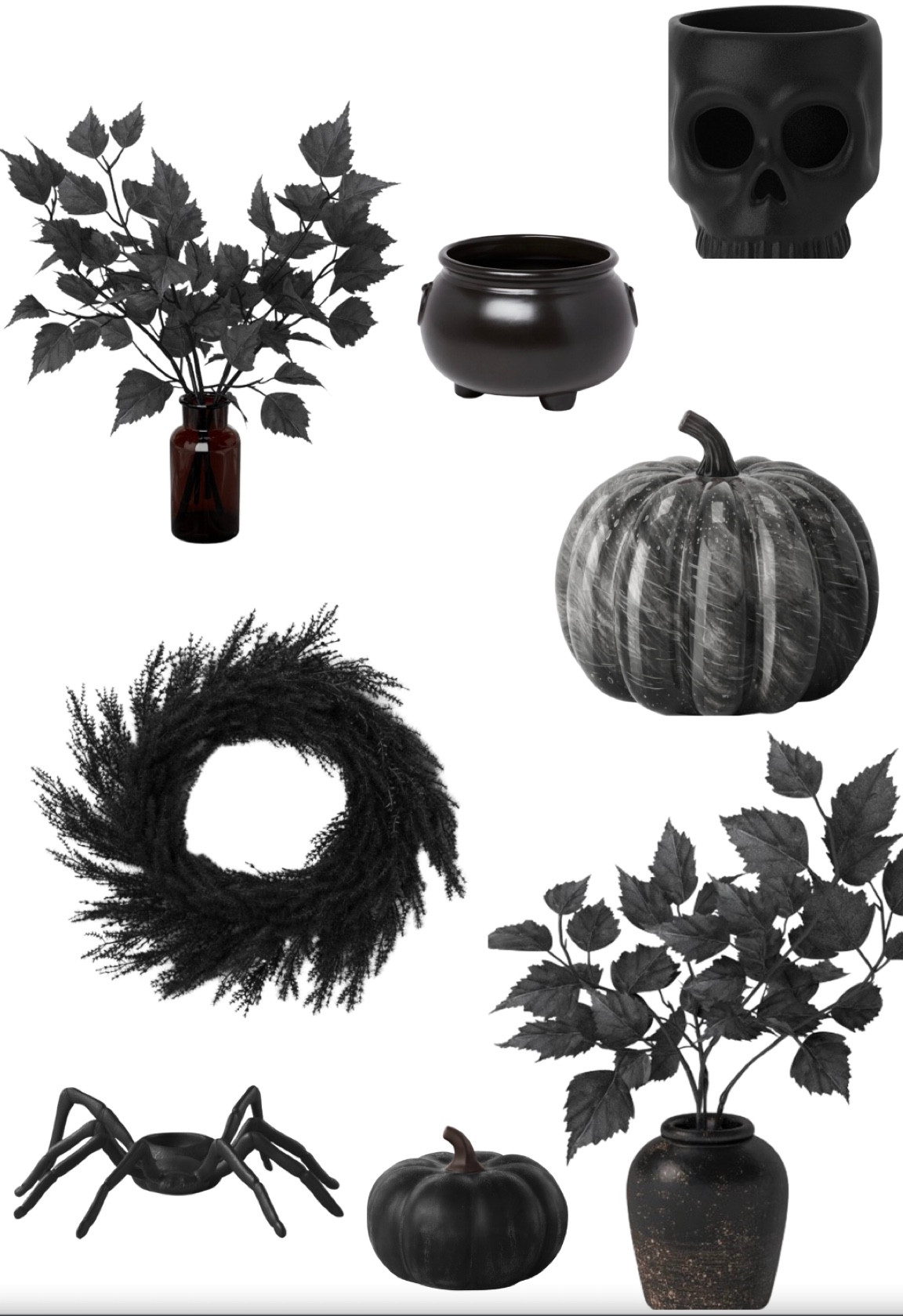 The perfect spooky all black accents for your home or apartment space. 🖤🗝🕷♟🐈‍⬛

#LTKSeasonal #LTKsalealert #LTKHoliday