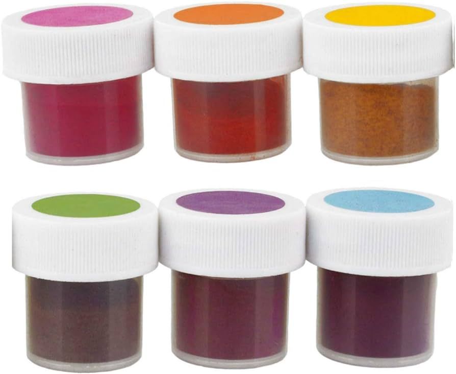 TruColor 6-Color Vegetable Food Coloring Powder Set - Natural Gel Paste Powder | Amazon (US)