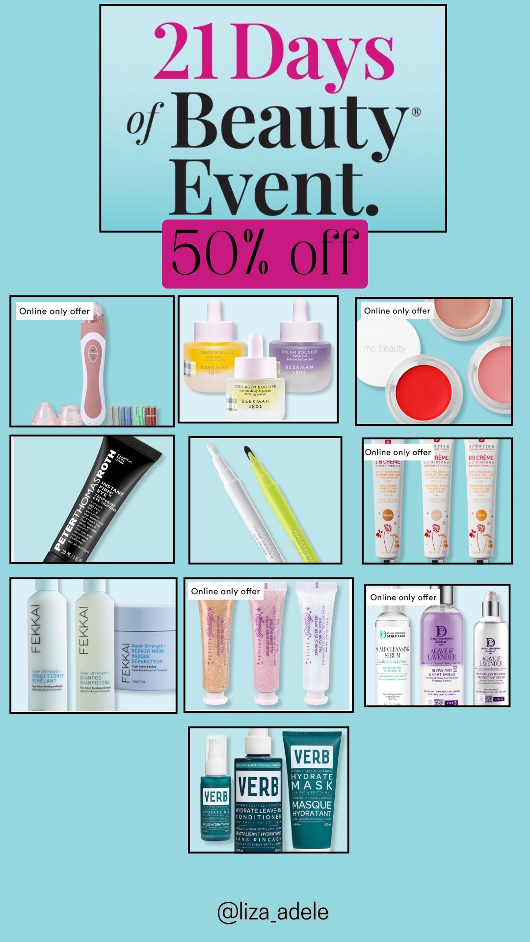 50% off!!

#LTKBeauty #LTKSeasonal #LTKSaleAlert
