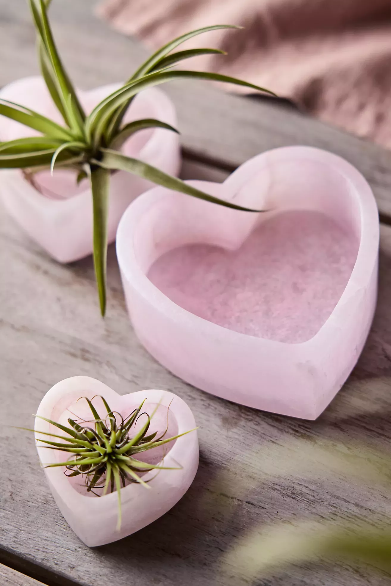 Marbled Glass Heart Candle