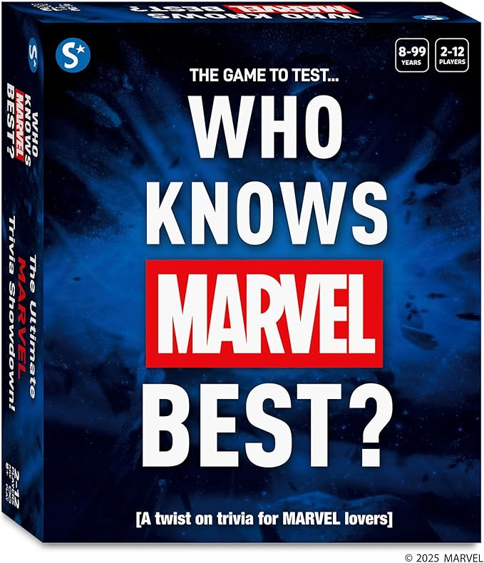 Skillmatics Card Game - Who Knows Marvel Best, Family Party Game for Boys, Girls, Teens, Adults W... | Amazon (US)