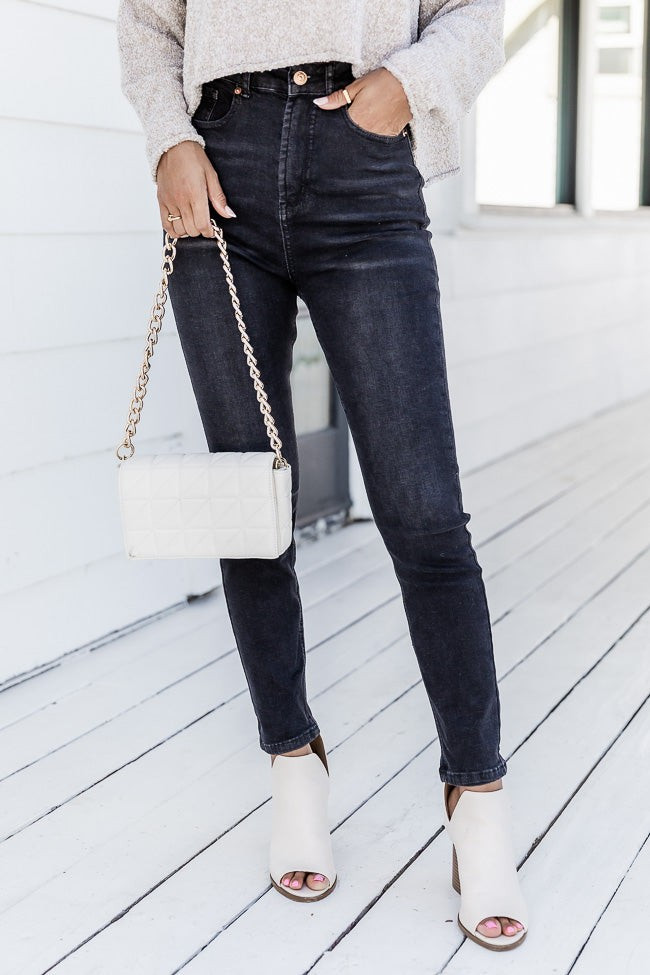 Bianca Black Vintage Straight Leg Jeans FINAL SALE | Pink Lily