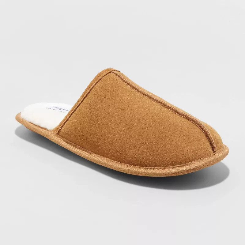 Men's Alex Scuff Slide Leather Slippers - Goodfellow & Co™ | Target