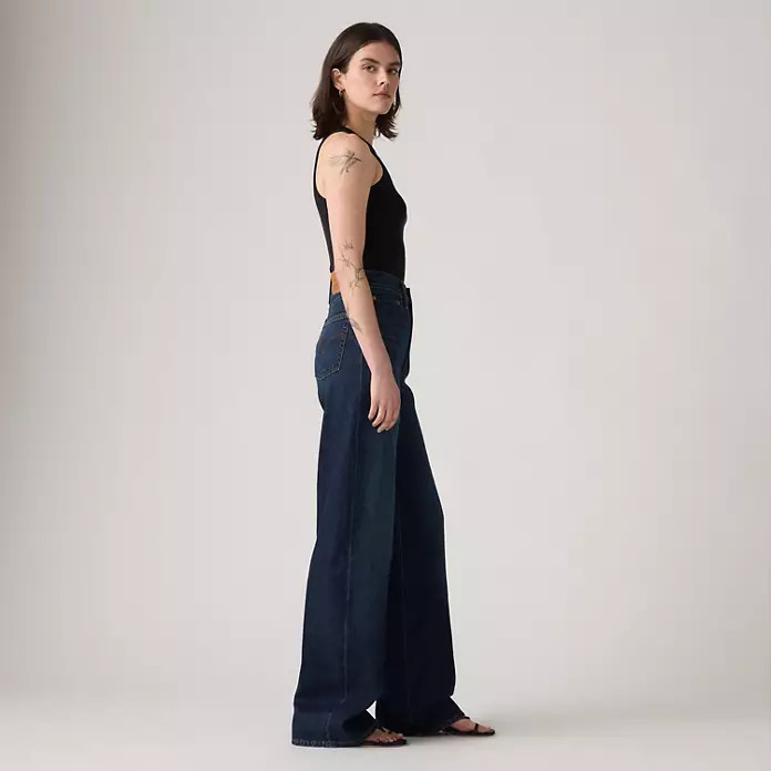 Ribcage Wide-leg Linen+ Denim Women's Jeans | Levi's US