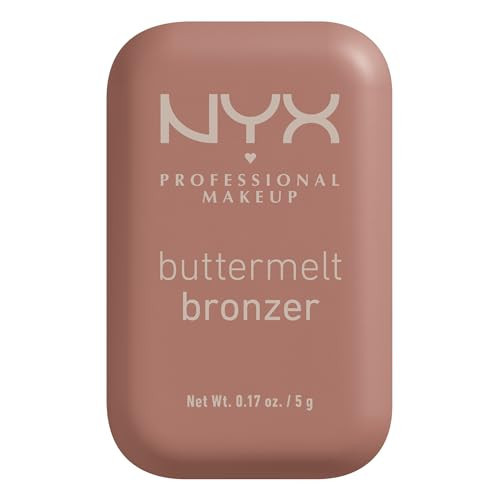 NYX PROFESSIONAL MAKEUP Buttermelt Bronzer, Powder Bronzer, 12 HR Wear, Fade Resistant & Transfer Resistant, Infused with Shea Butter - DESERVE BUTTA | Amazon (CA)