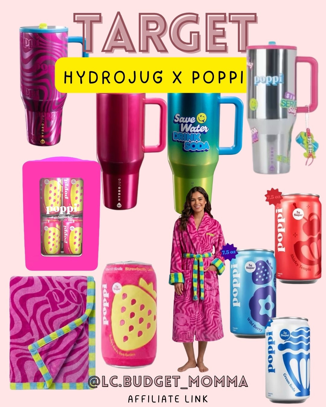 💦 ✨🩷 HydroJug x Poppi at Target!!! New tumblers ! Throw Blanket | Mini Fridge & Robe! 💦 ✨🩷

#poppi #hydrojug #summeressential #targetfinds #trending 

Pink | Poppi | Tumbler | HydroJug | New at Target | | Robe | Mini Fridge | Pillow | Gift Ideas

#LTKselfcare #LTKSeasonal #LTKfoodie