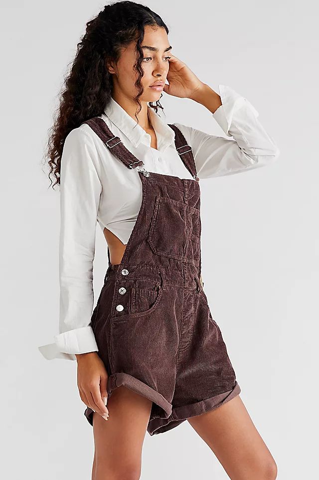 Ziggy Cord Shortalls | Free People (Global - UK&FR Excluded)