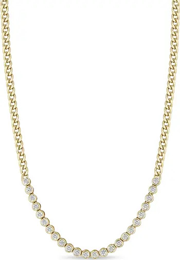 Zoë Chicco Diamond Bezel Tennis Necklace | Nordstrom | Nordstrom