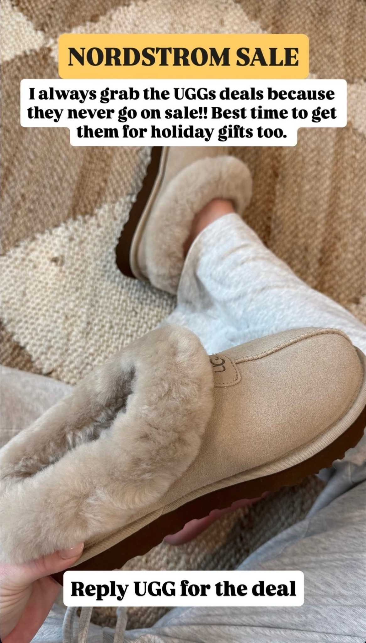 The NSale is a great time to grab the Uggs! Also make a great gift.

Nordstrom Anniversary Sale
Uggs 
Women’s slippers

#LTKSaleAlert #LTKSeasonal