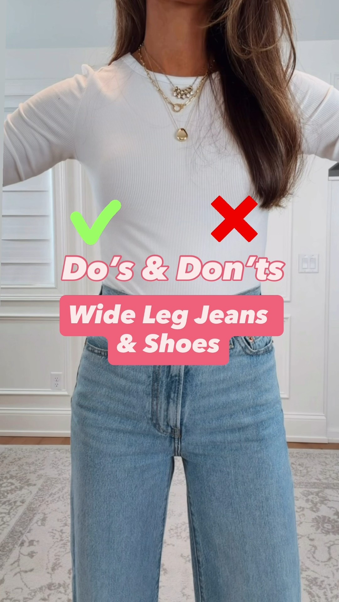 Do’s and Don’ts Of Wide Leg Jeans and Shoes 

#LTKFindsUnder50 #LTKootd #LTKSeasonal