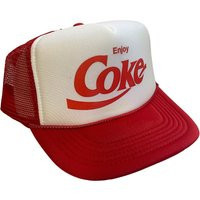 Coca Cola Hat Snapback Adjustable Cap | Vintage Red Enjoy Coke Trucker | Etsy (US)