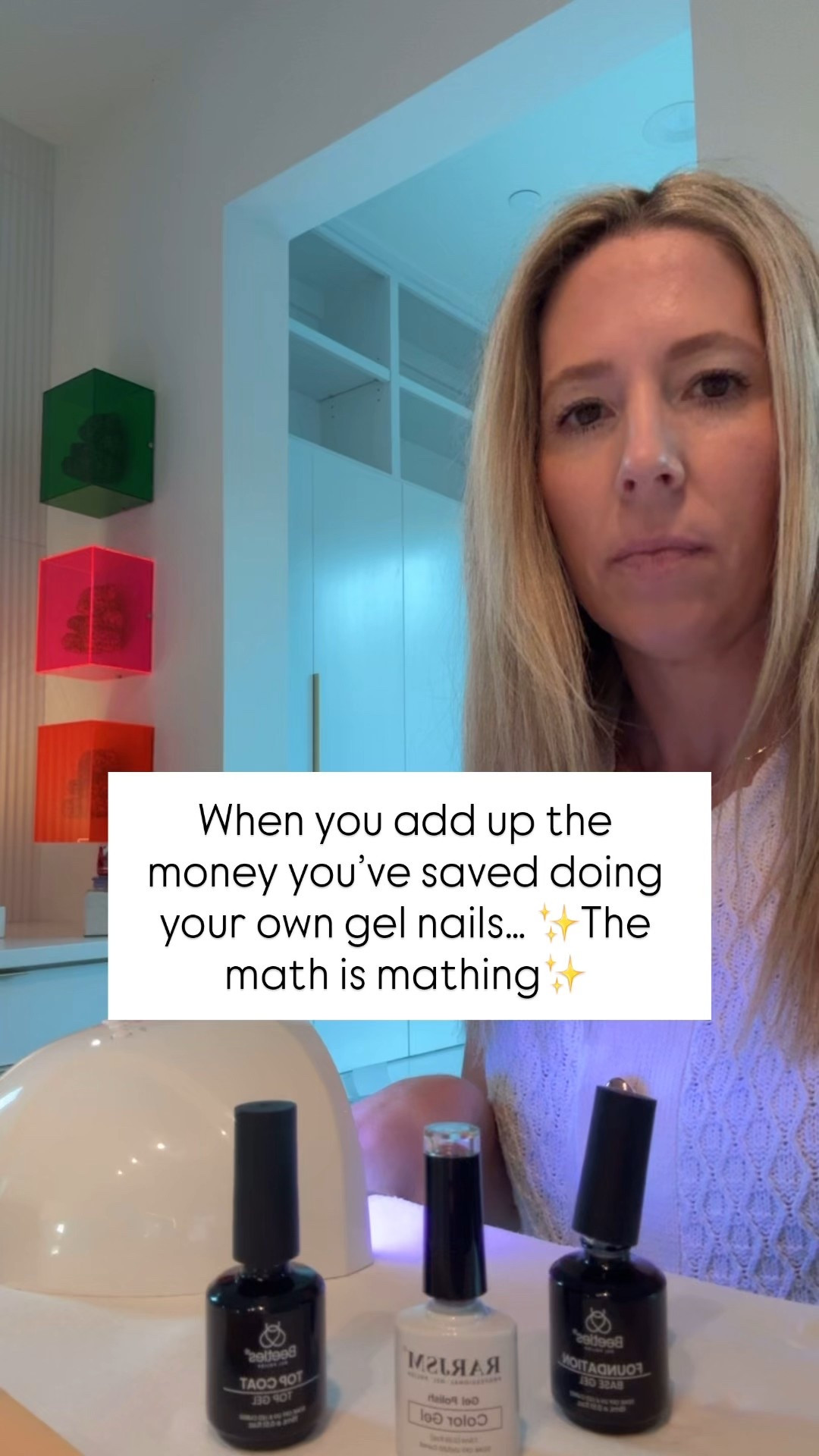 Honestly… getting this gel kit was the best tiny investment I’ve made. The colors are good, the shine is legit, and the savings? Unreal. If you’ve been thinking about doing your own nails, this is your sign — it’s easier than you think and pays for itself fast. 💅✨

#LTKmomlife #LTKHoliday #LTKGiftGuide