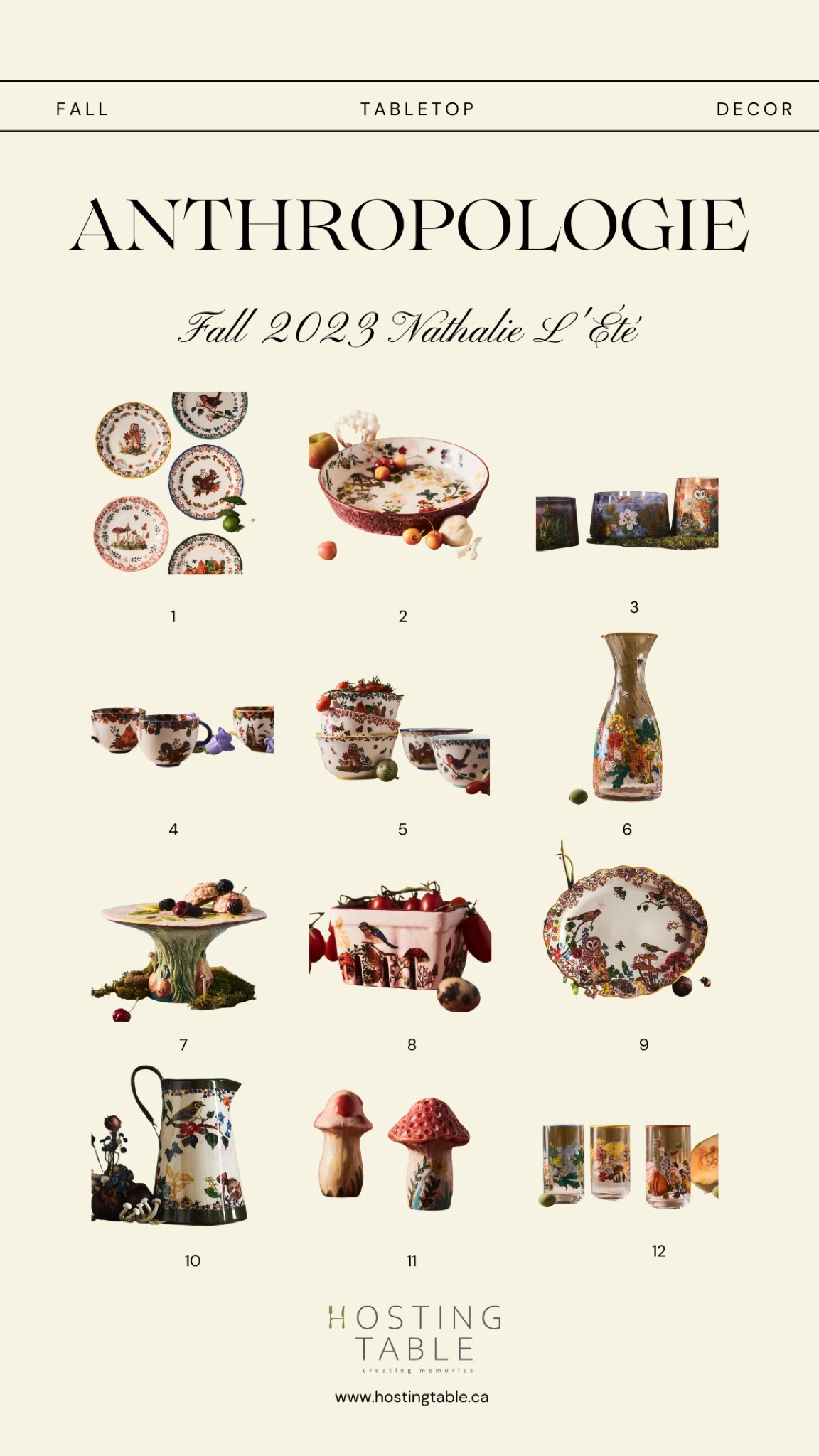So glad Natalie L’Été’s fall collection is back this year at Anthropologie 
#hostingtable 

#LTKhome #LTKFind #LTKSeasonal