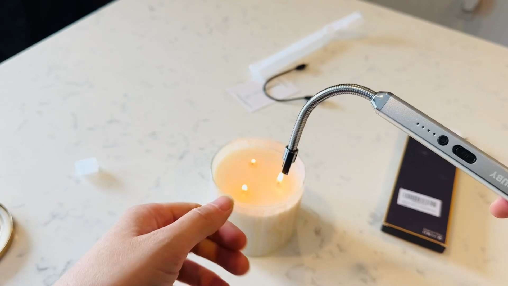 #ad This post contains affiliate links, which means I may earn a small commission if you make a purchase through my links.

This rechargeable electric candle lighter is sleek, flameless and so easy to use. 

 #LTKHome