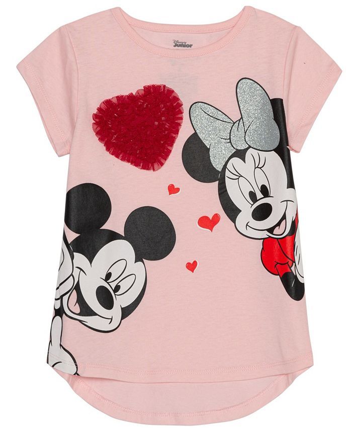 Toddler Girls Minnie Mouse Heart T-Shirt | Macys (US)