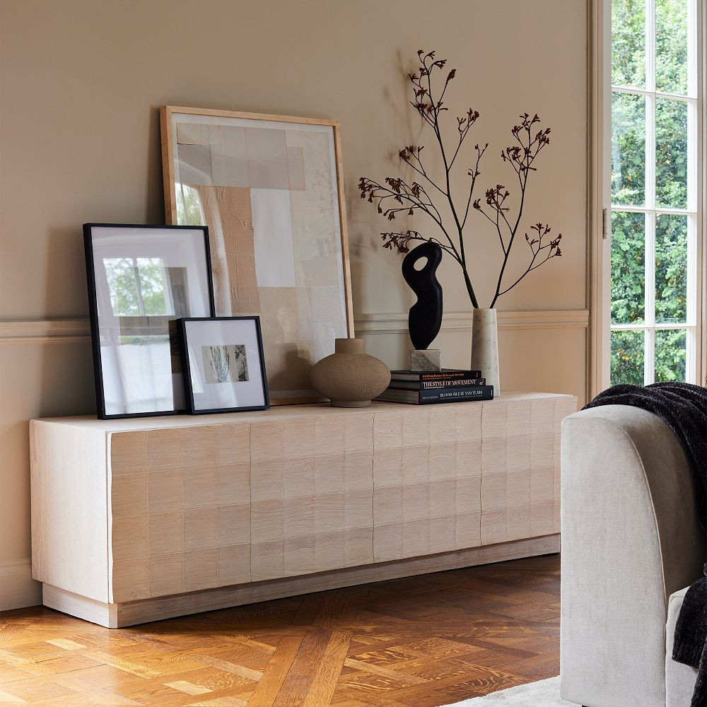 Luisa Media Carved Console (60"–80") | West Elm (US)