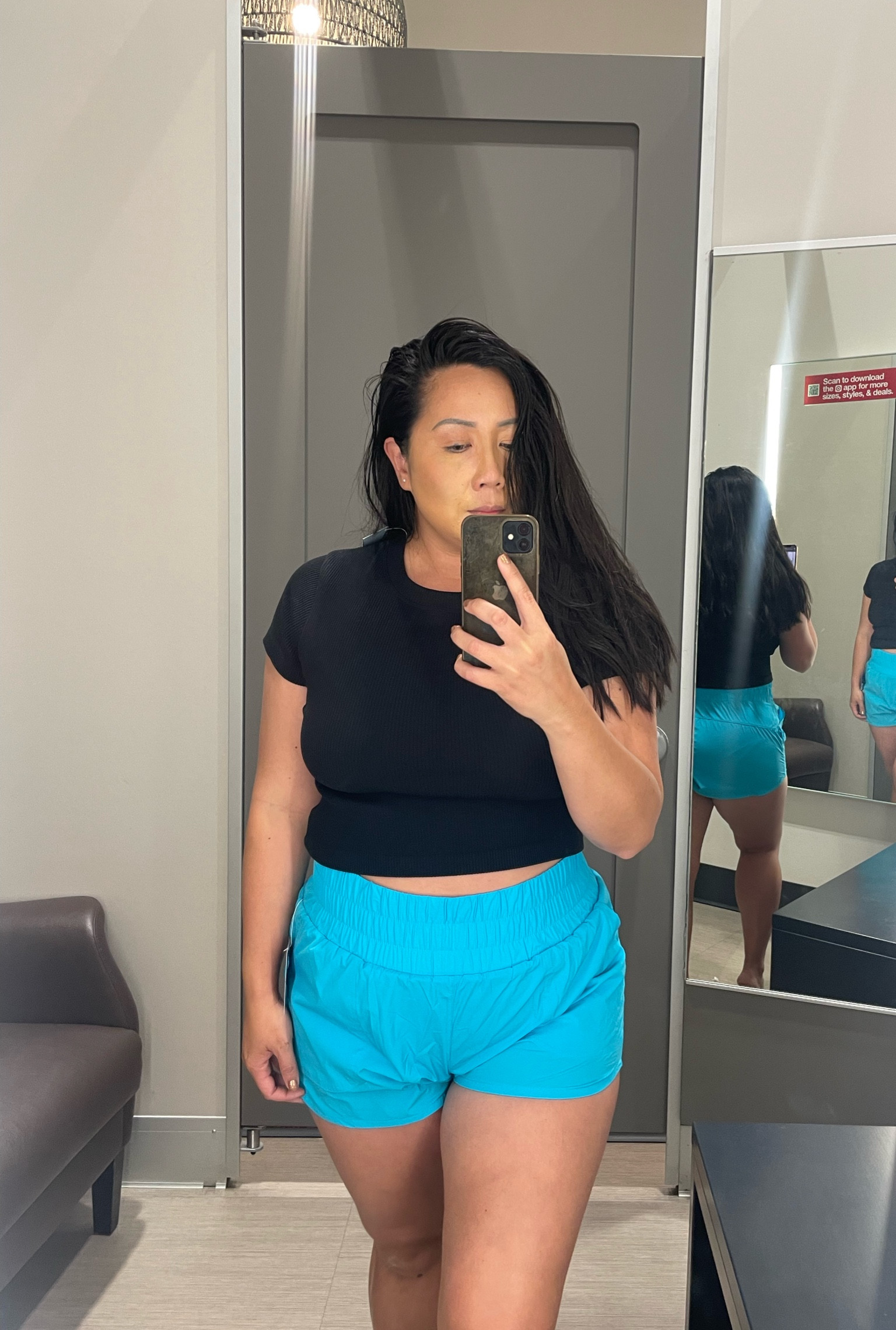 Joy lab wide band shorts. So many colors and super flattering for the midsize gal. 

#LTKfit #LTKcurves #LTKSeasonal