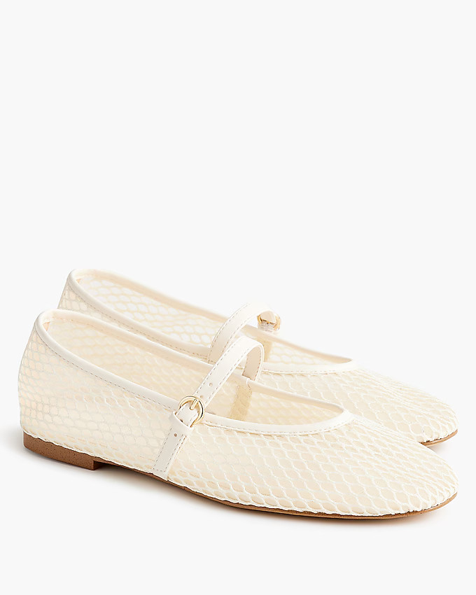 Mesh Mary Jane flats | J.Crew Factory