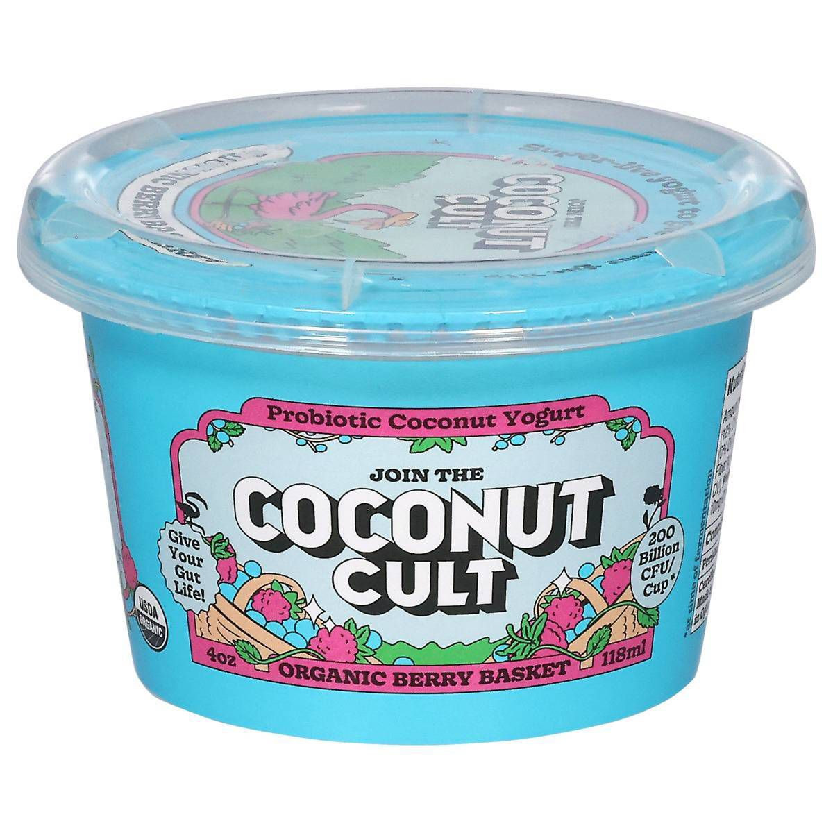 The Coconut Cult Organic Berry Basket Coconut Yogurt - 4oz | Target