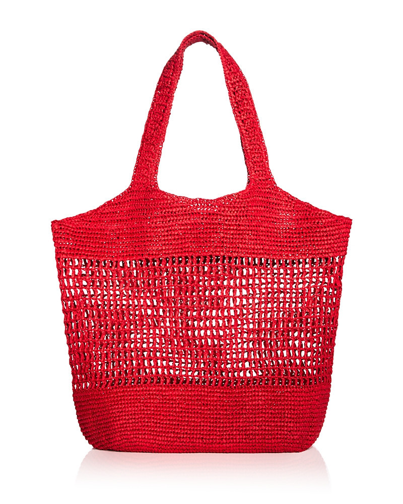 Aqua Woven Straw Tote Bag - Exclusive | Bloomingdale's (US)