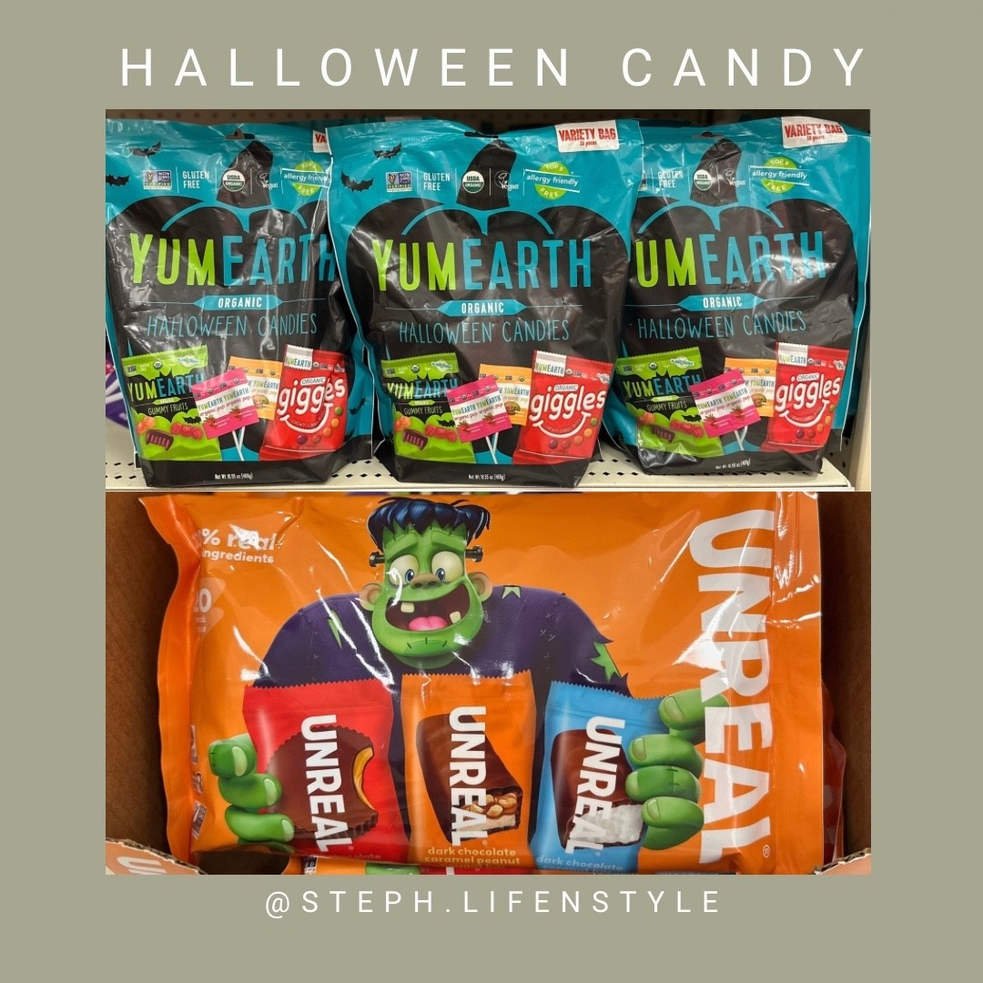 Yum Earth and Unreal Halloween Candy! 🎃
My favvvvs! 🤩
#halloween #candy #halloweencandy #target #yumearth #unreal #thebest #myfavs #like #comment #save #share #follow 

#LTKParties #LTKFindsUnder50 #LTKSeasonal