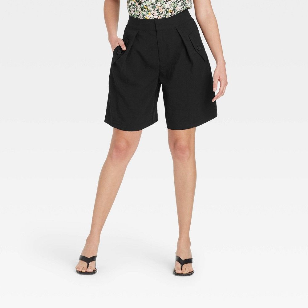 Women's Bermuda Shorts - Who What Wear Jet Black 6 | Target