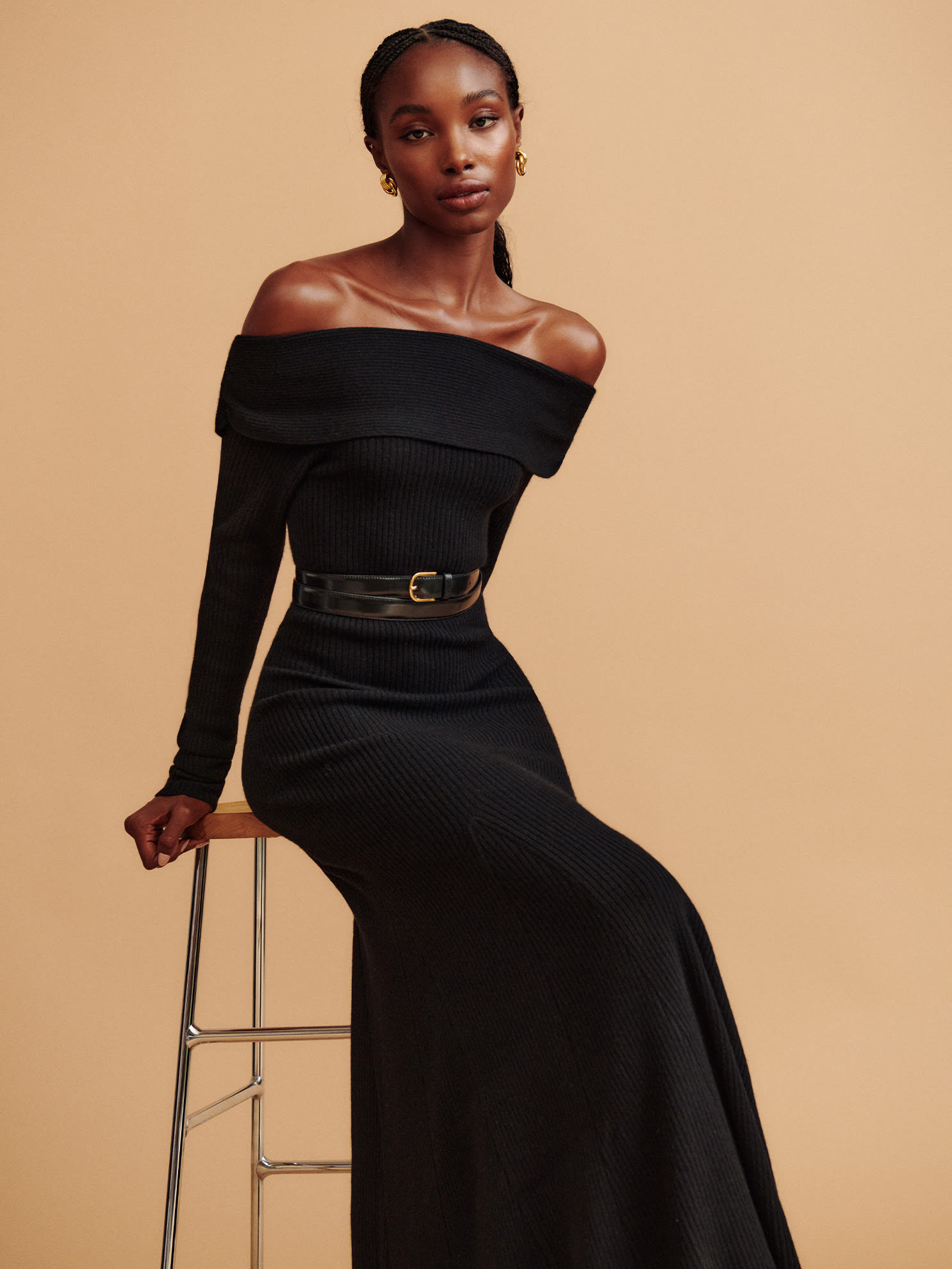 Edith Cashmere Dress | Reformation (Global)