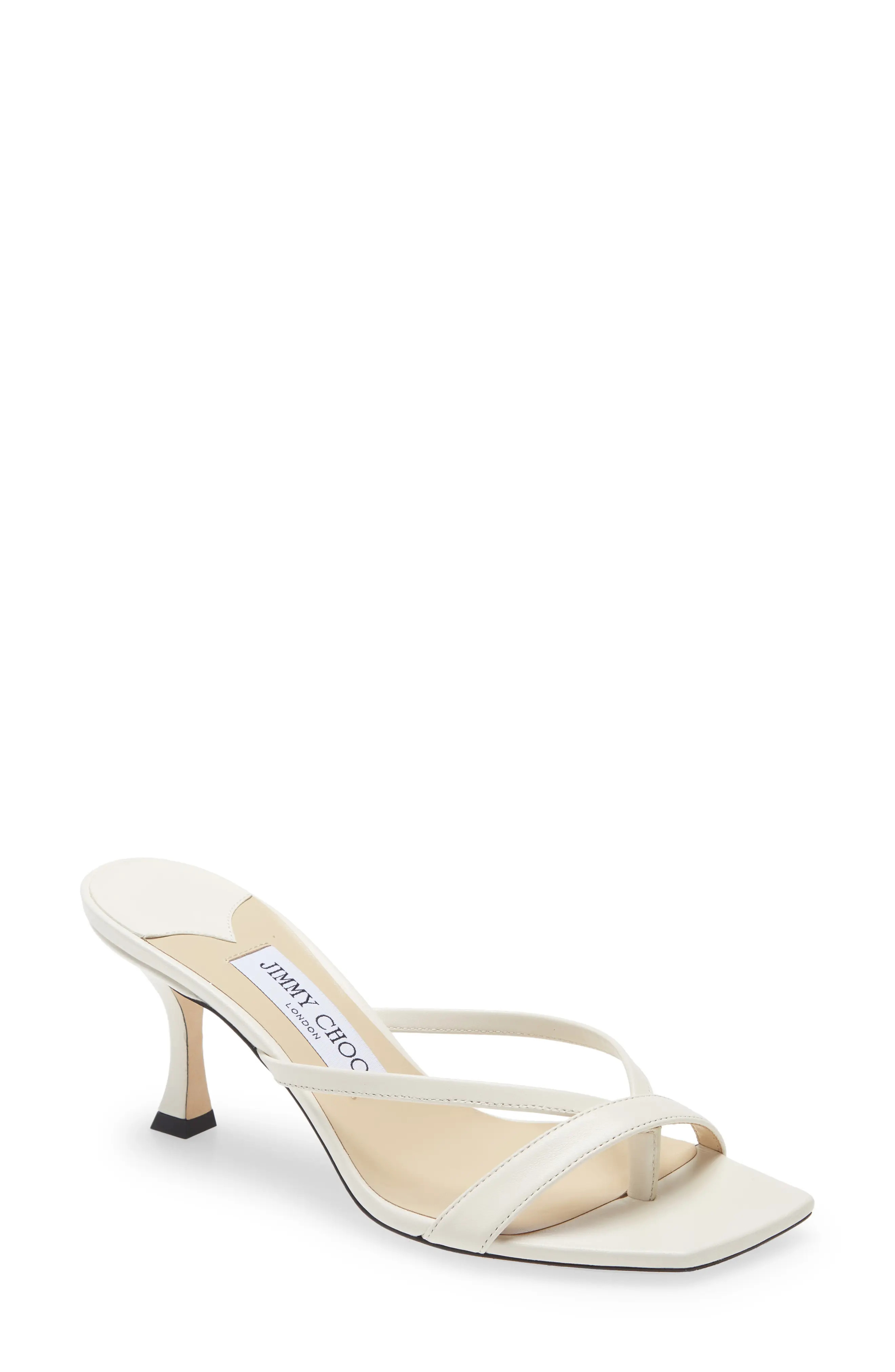 Women's Jimmy Choo Maelie Sandal, Size 6US - Beige | Nordstrom
