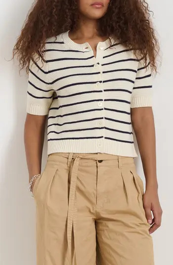 Alex Mill Elle Stripe Cotton & Linen Sweater | Nordstrom | Nordstrom