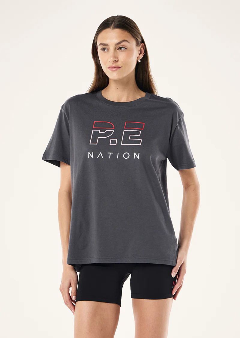 HEADS UP TEE IN ASPHALT | P.E Nation AU