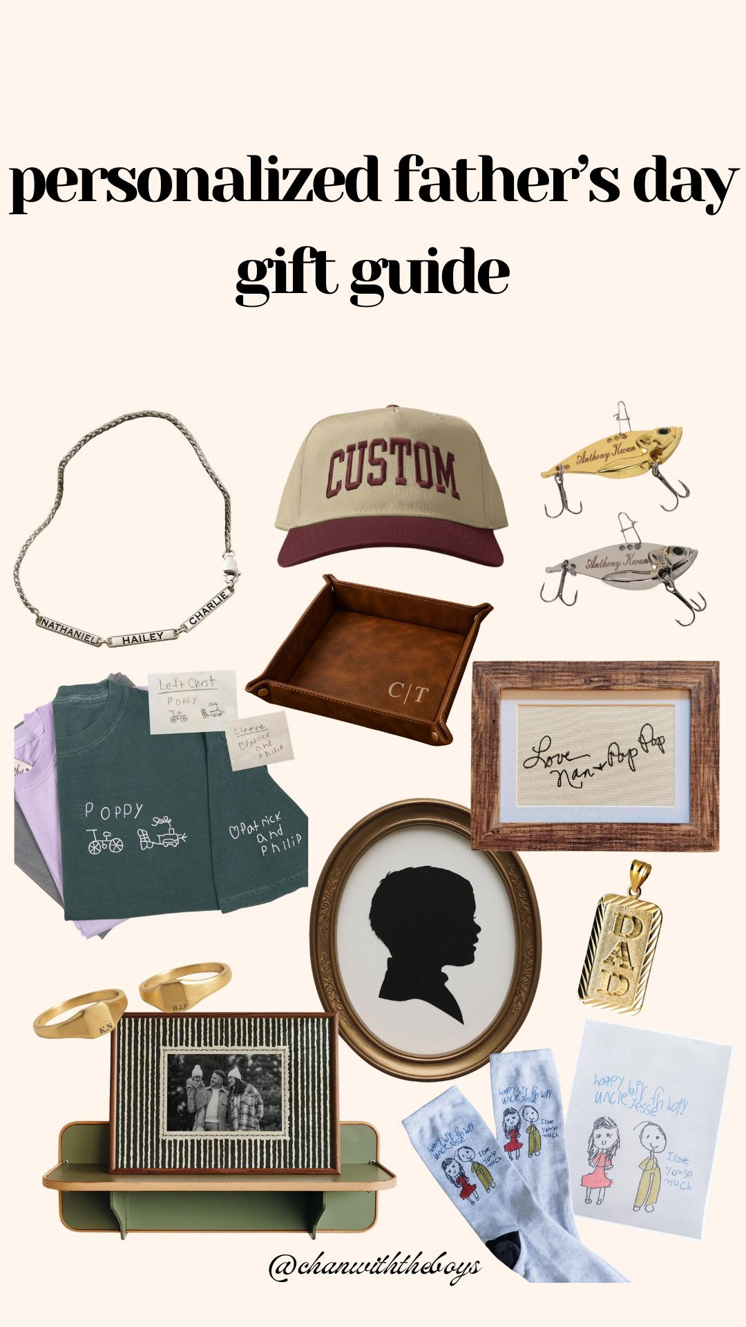 Personalized Father's Day gift guide!  

 