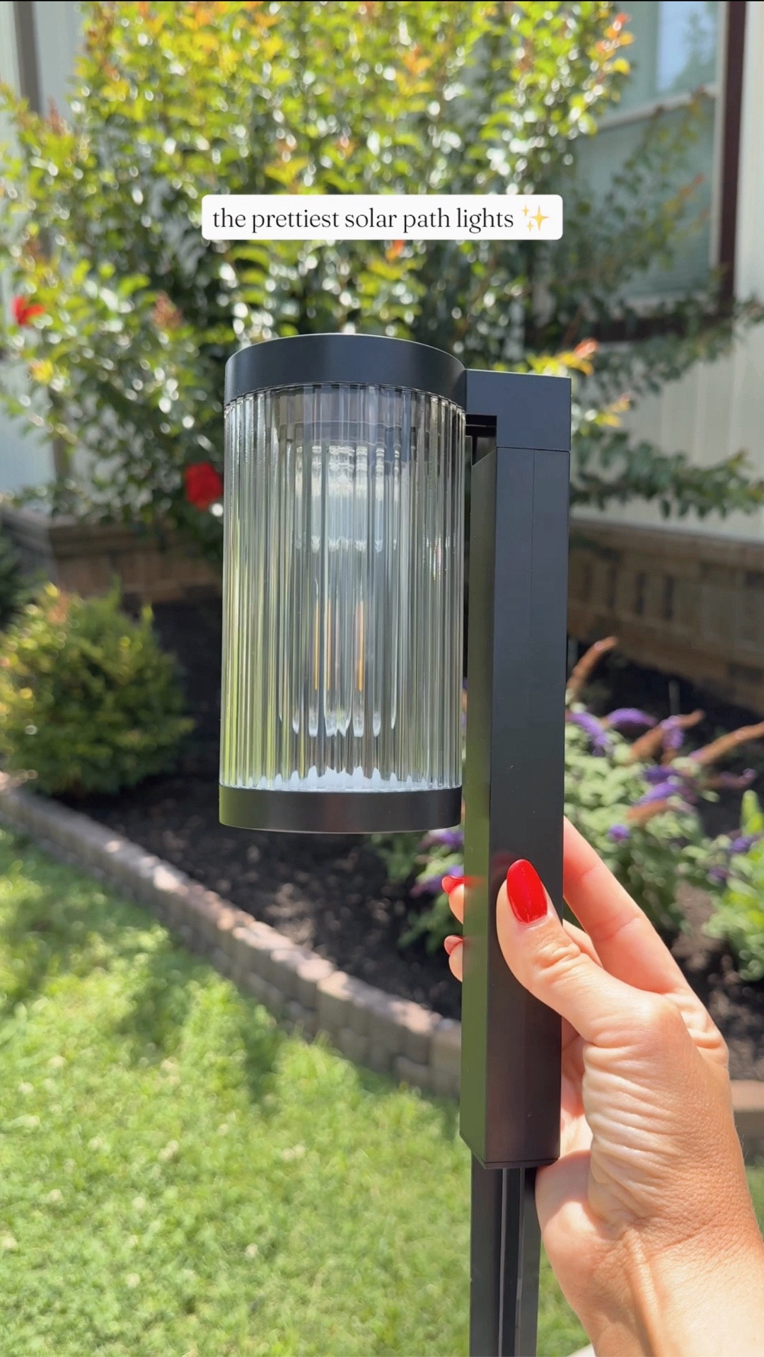 I’m obsessed. These modern ribbed solar lights look so beautiful in my garden bed, giving off the perfect amount of golden light. ✨

#LTKSeasonal #LTKFindsUnder50 #LTKHome