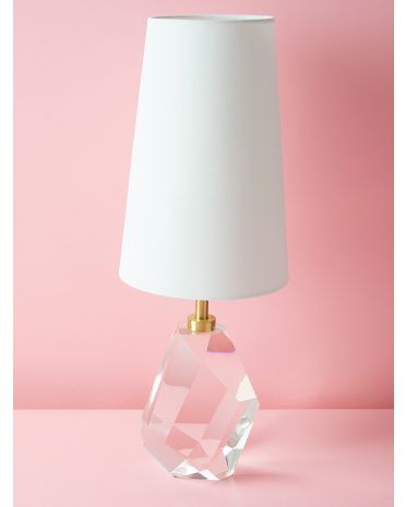 22in Crystal Geometric Table Lamp | HomeGoods