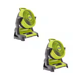 ONE+ 18V Cordless 7-1/2 in. Bucket Top Misting Fan 2-Pack (Tools Only) | The Home Depot
