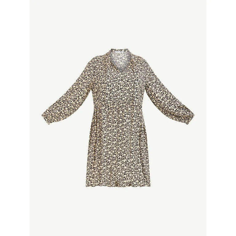 Free AssemblyFree Assembly Women's Tie Neck Swing Dress with Long SleevesUSD$36.00(3.7)3.7 stars ... | Walmart (US)