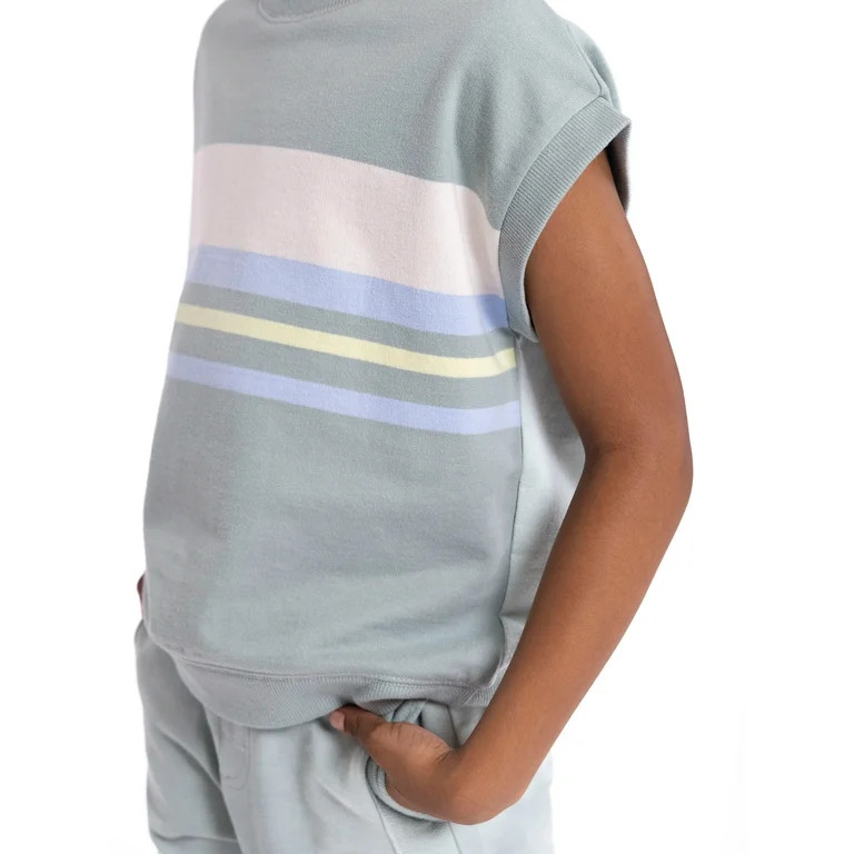 Wonder Nation Toddler Boys Summer Knit Top and Shorts Set, 2-Piece, Sizes 12M-5T - Walmart.com | Walmart (US)