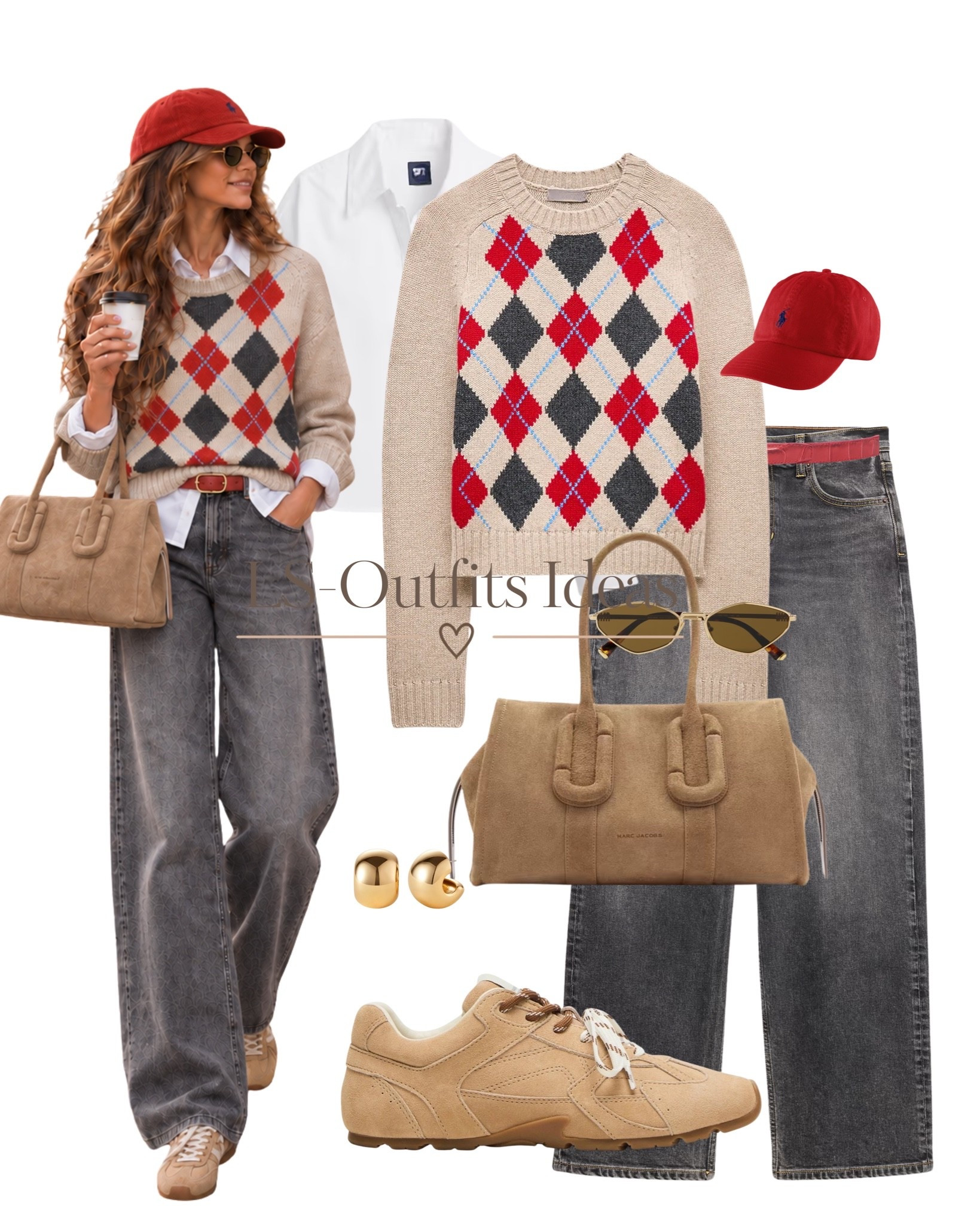 Fall outfits I can’t stop loving 🍂🤎 A mix of cozy knits, argyle prints, layered button-downs, relaxed denim, suede accessories, loafers and sneakers, easy everyday looks that feel polished without trying too hard.

Perfect inspiration for coffee runs, casual days, weekend plans and everything in between. ☕✨ Which outfit would you wear first?

♡ Save for later
♡ Share with a friend who loves fall style
♡ Comment LINK for outfit details

fall outfit ideas • fall fashion 2026 • casual chic outfits • everyday fall style • preppy fall outfits • cozy outfit inspiration • layered outfits • neutral fall fashion • denim outfits • women’s outfit ideas • autumn style

#FallOutfits #FallFashion #OutfitIdeas #FallStyle #OutfitInspiration #CasualChic #EverydayStyle #AutumnFashion #PreppyStyle #FashionInspo

#LTKWorkwear #LTKTravel #LTKootd